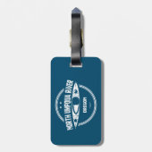 North Umpqua River Oregon Kayak Bagagelabel (Achterkant verticaal)