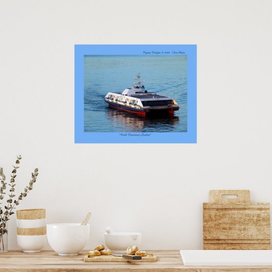 "North Vancouver Seabus" Poster (Keuken)