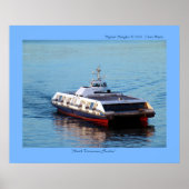 "North Vancouver Seabus" Poster (Voorkant)