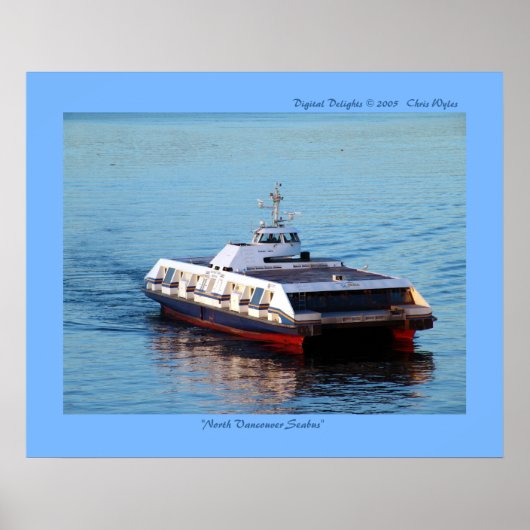 "North Vancouver Seabus" Poster (Voorkant)