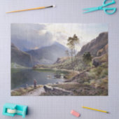 North Wales Lake Cows Shepherd UK Tissue Paper Tissuepapier (Craft)