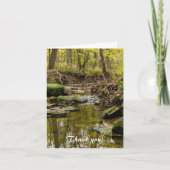 North Week Creek Hartelijk dank kaart (Voorkant)