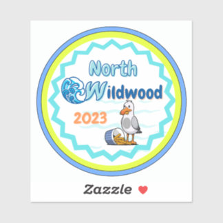 North Wildwood meeuw sticker
