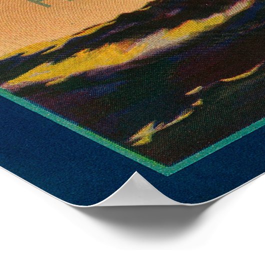 North Wind Apple Crate LabelYakima, WA Poster (Hoek)