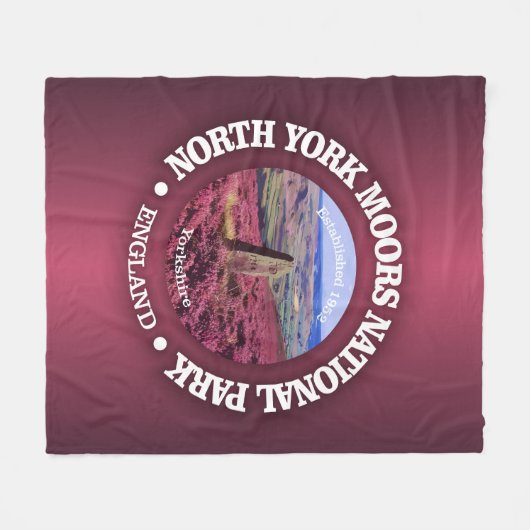 North York Moors Fleece Deken (Voorkant (Horizontaal))