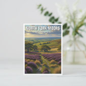 North York Moors National Park England Briefkaart (Staand voorkant)