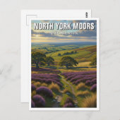 North York Moors National Park England Briefkaart (Voorkant / Achterkant)