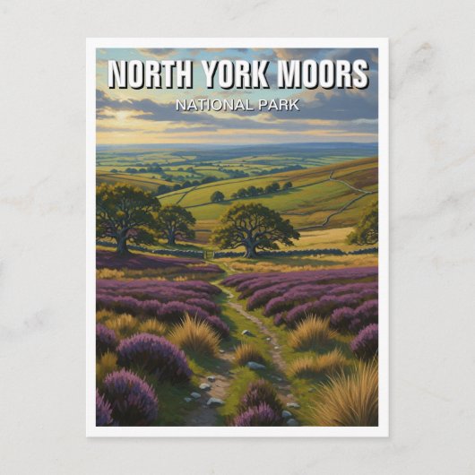North York Moors National Park England Briefkaart (Voorkant)