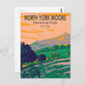 North York Moors National Park England  Briefkaart (Voorkant / Achterkant)