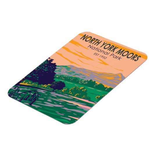 North York Moors National Park England  Magneet (Linkerzijde)