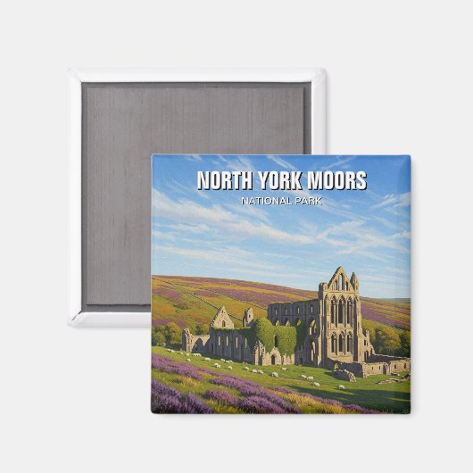 North York Moors National Park England Magneet (Voorkant / Achterkant)