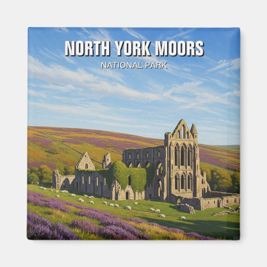 North York Moors National Park England Magneet (Voorkant)