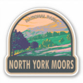 North York Moors National Park England  Sticker (Voorkant)