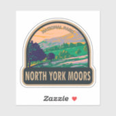 North York Moors National Park England  Sticker (Vel)