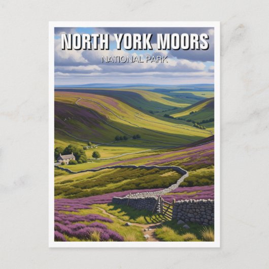 North York Moors National Park Verenigd Koninkrijk Briefkaart (Voorkant)