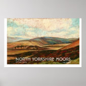 North Yorkshire Moors Print/Poster Poster (Voorkant)