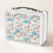 North Zee Cute Doodle Patroon (Achterkant)