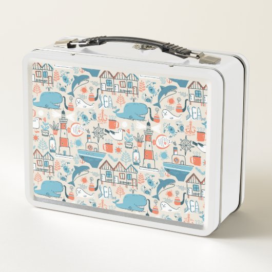 North Zee Cute Doodle Patroon (Achterkant)