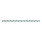 North Zee Cute Doodle Patroon Grosgrain Lint (Voorkant)