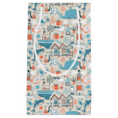 North Zee Cute Doodle Patroon Klein Cadeauzakje (Voorkant)