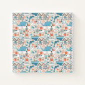 North Zee Cute Doodle Patroon Notitieboek (Achterkant)