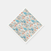 North Zee Cute Doodle Patroon Servet (Hoek)