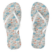 North Zee Cute Doodle Patroon Teenslippers (Voetbed)