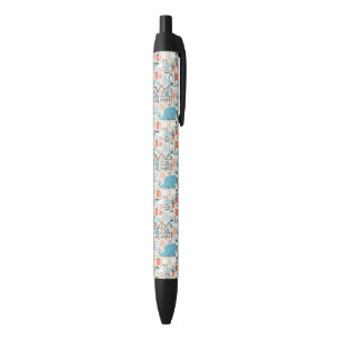 North Zee Cute Doodle Patroon Zwarte Inkt Pen