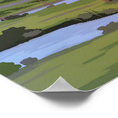 Northala Fields Londen Reisposter Poster (Hoek)