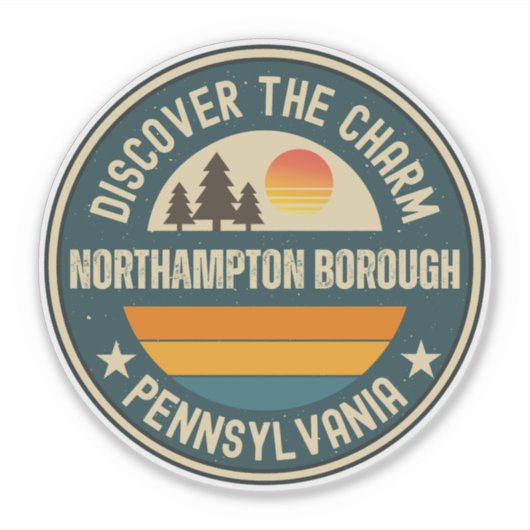 Northampton borough, Pennsylvania Sticker (Voorkant)