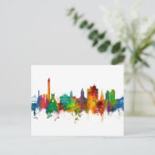 Northampton England Skyline Briefkaart (Staand voorkant)