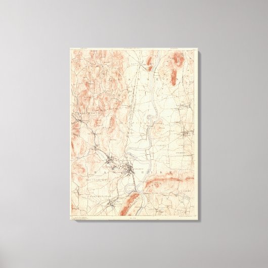 Northampton, Massachusetts Canvas Afdruk (Voorkant)