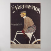  Northampton Poster voor fietsen en kunst (Voorkant)