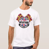 Northamptonshire Born en Bred T-shirt (Voorkant)