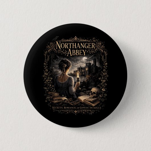 Northanger Abbey Ronde Button 5,7 Cm (Voorkant)