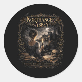 Northanger Abbey Ronde Sticker