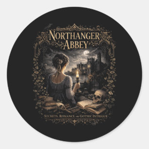 Northanger Abbey Ronde Sticker