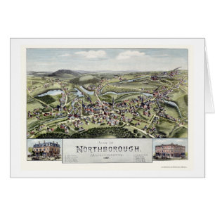 Northborough, MA Panoramic Map - 1887