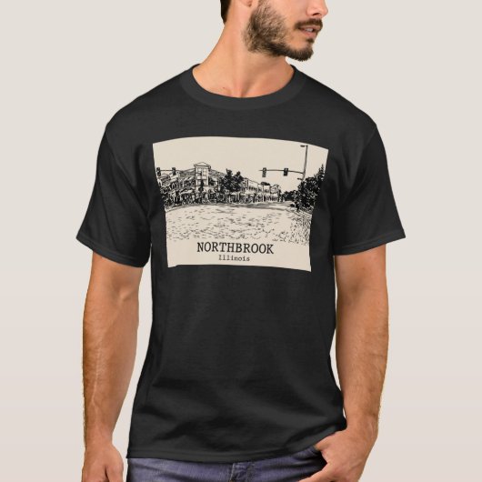 Northbrook Illinois T-shirt (Voorkant)