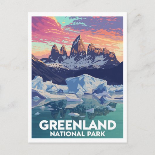Northeast Greenland National Park Briefkaart (Voorkant)