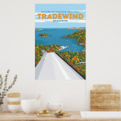 Northeast Herfst Tradewind Aviation Poster (Keuken)