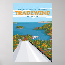 Northeast Herfst Tradewind Aviation Poster