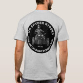 Northeast PA Chapter - Ronde Zwart T-shirt (Achterkant)