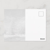 Northeast Winter Scene Briefkaart (Achterkant)