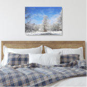 Northeast Winter Scene Canvas Afdruk (Insitu (Slaapkamer))