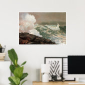 Northeaster, 1895 Winslow Homer Poster (Thuiskantoor)