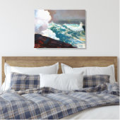 Northeaster van Winslow Homer 1895 Canvas Afdruk (Insitu (Slaapkamer))