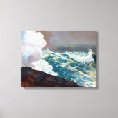 Northeaster van Winslow Homer 1895 Canvas Afdruk (Voorkant)