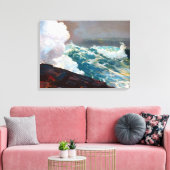 Northeaster van Winslow Homer 1895 Canvas Afdruk (Insitu (Woonkamer))