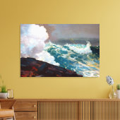 Northeaster van Winslow Homer 1895 Canvas Afdruk (Insitu (Woonkamer))